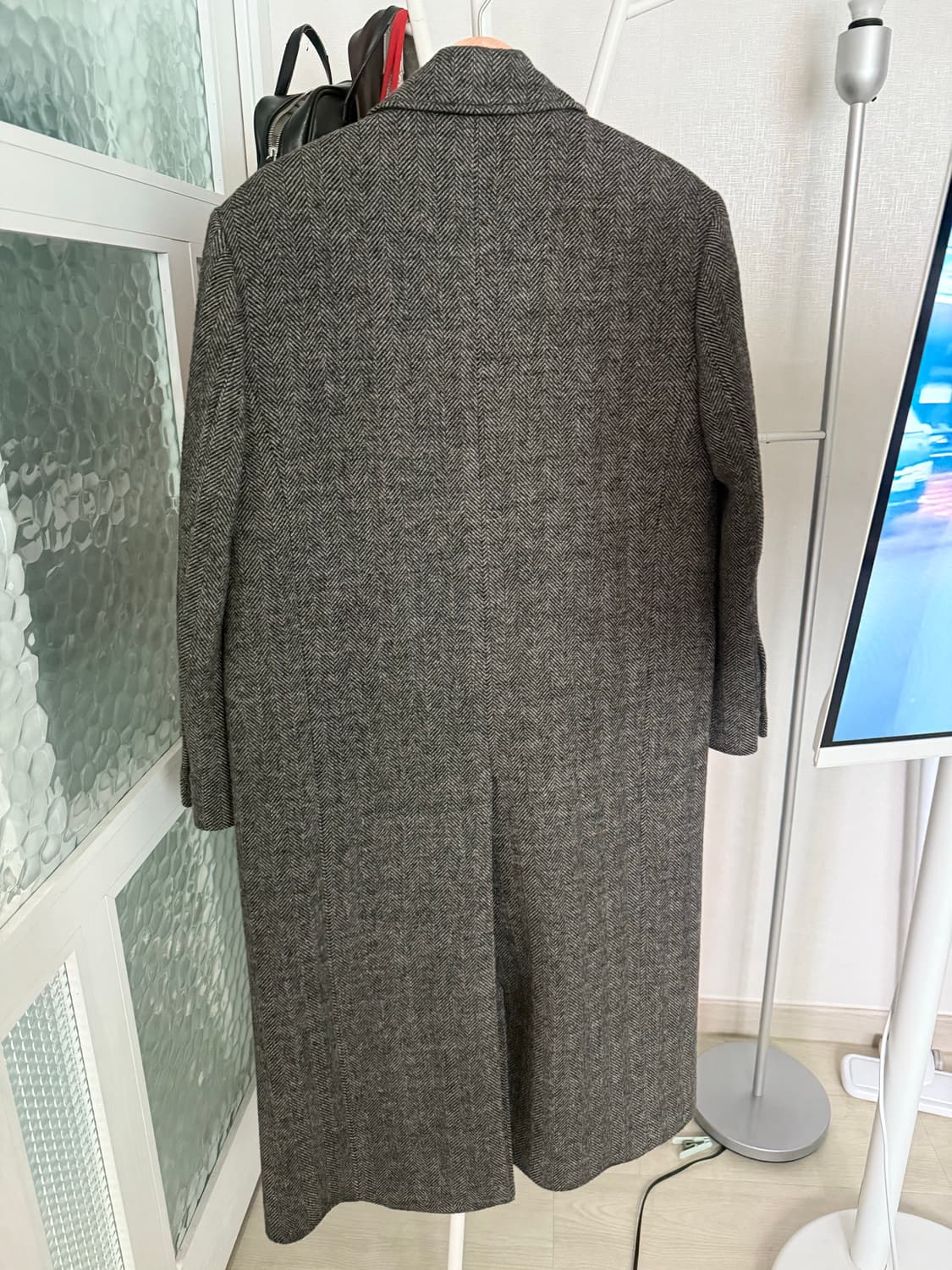 던스트 울 헤링본코트 xs 상품이미지8