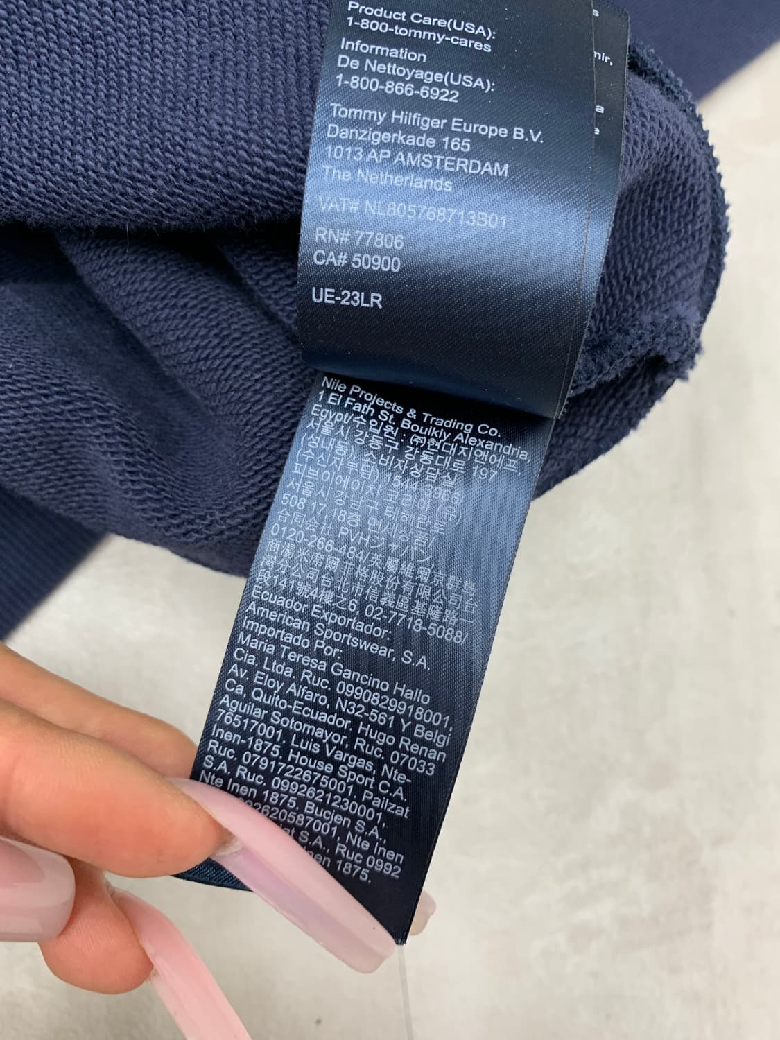 타미 진스 네이비 맨투맨 #622 상품이미지5