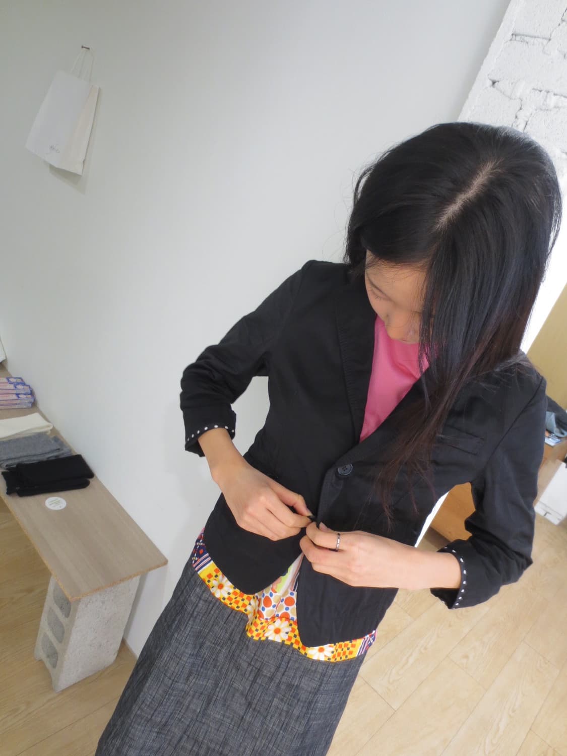 꼼데가르송 도트 자켓  상품이미지2