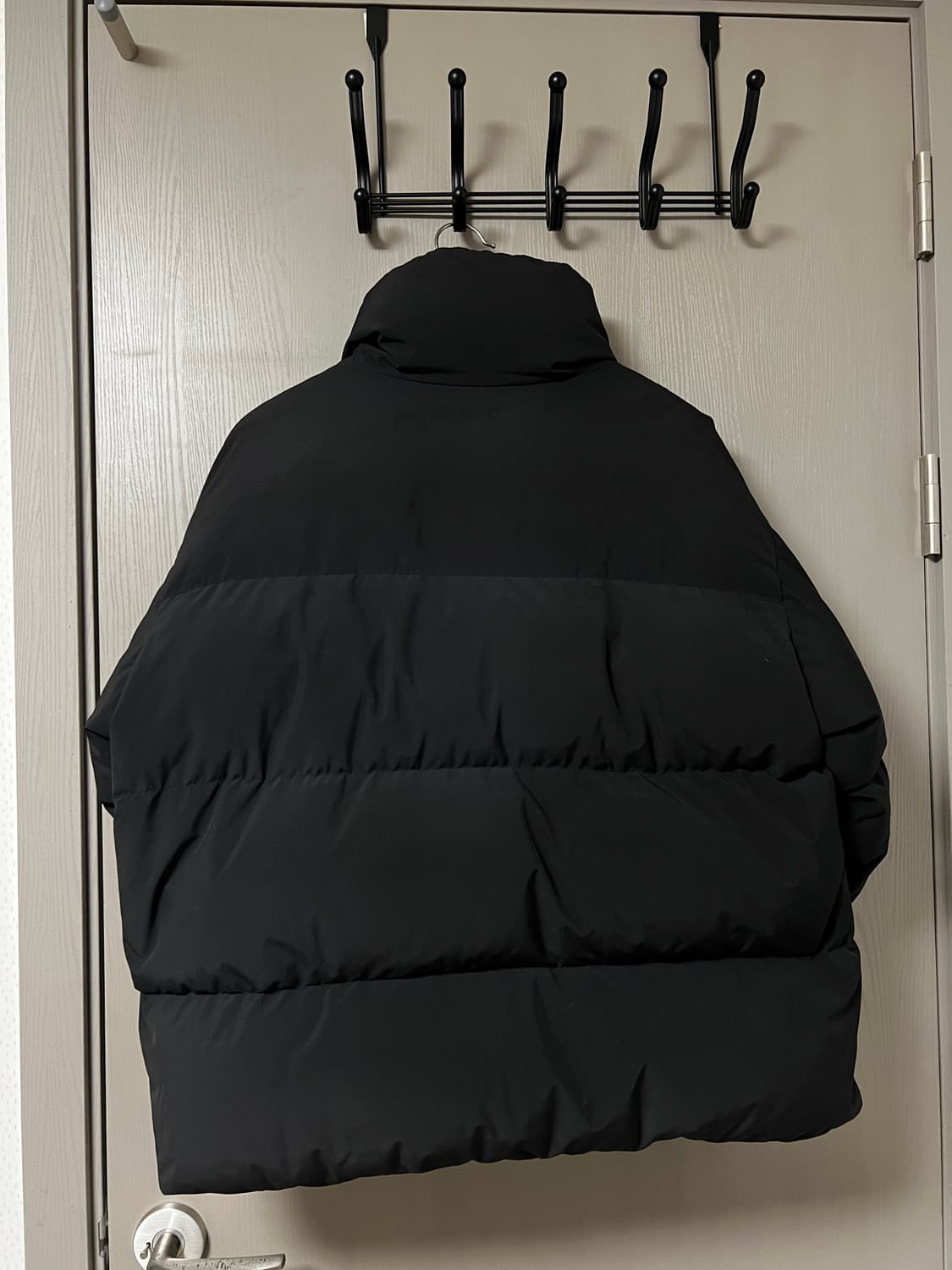 PLAC 플랙  블랙 오버핏 패딩 점퍼 상품이미지2