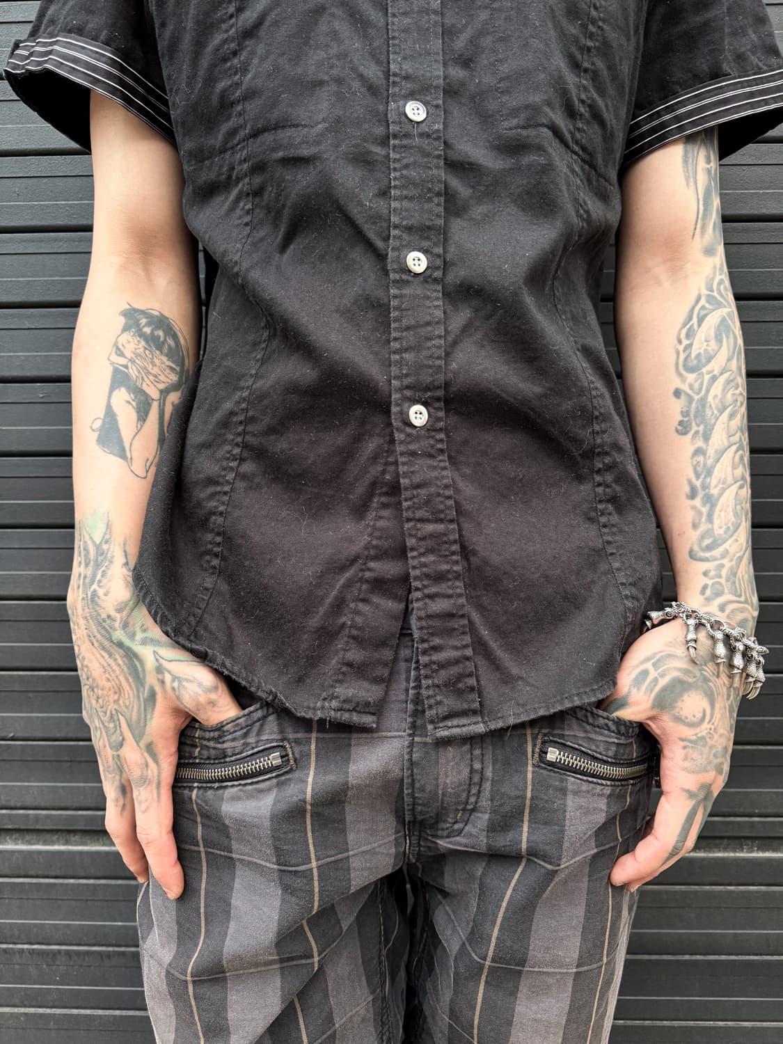 Stud Detail Short-Sleeve Shirt 상품이미지3