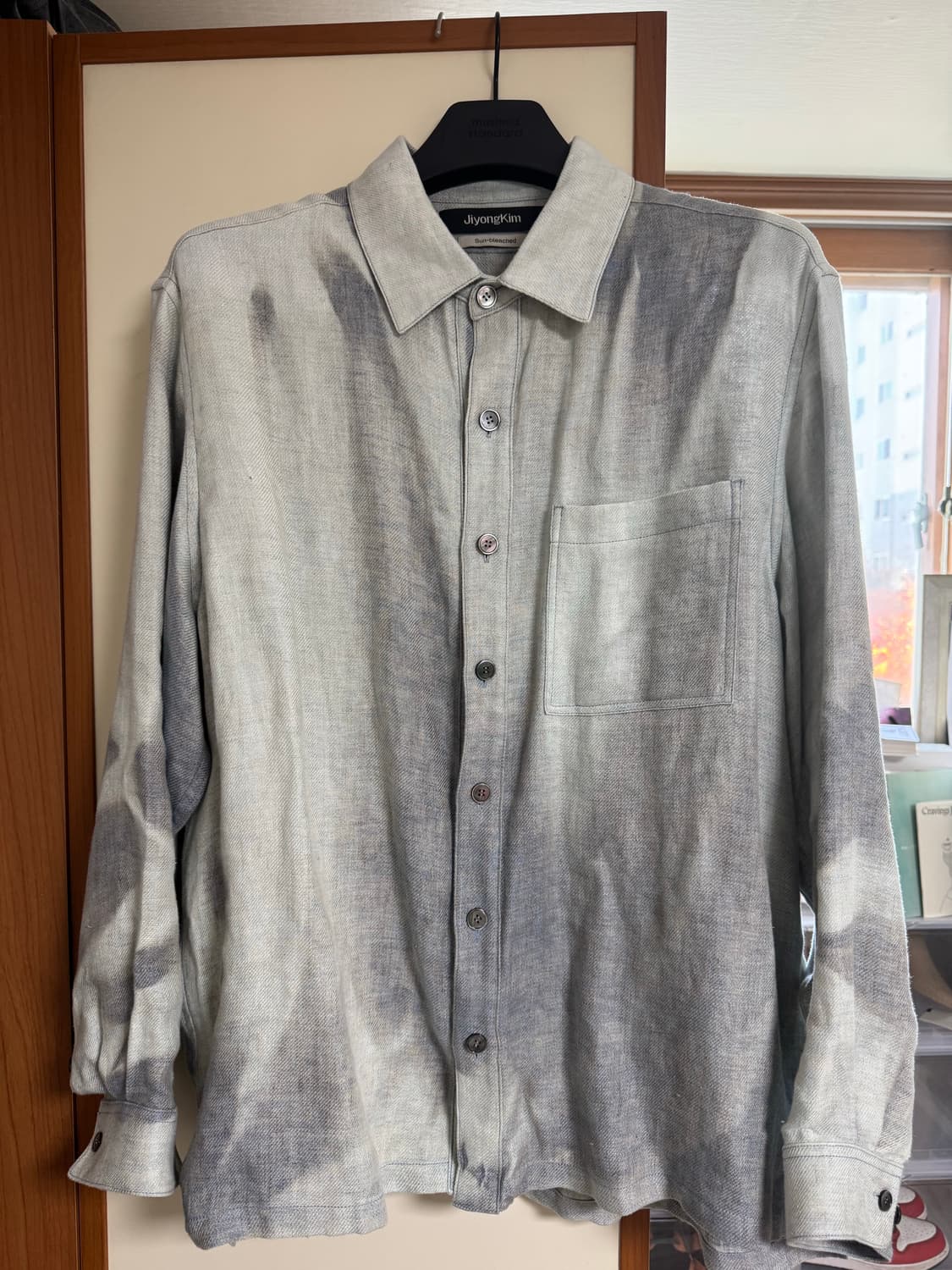 지용킴 25aw 선블리치드 셔츠 상품이미지1