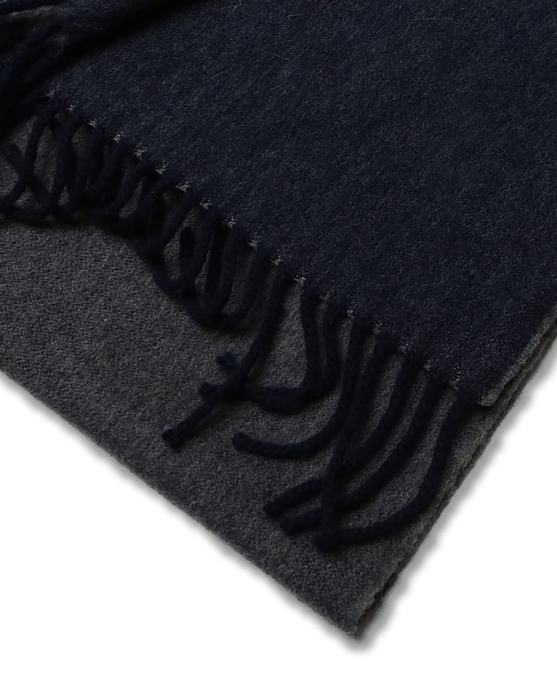 드레익스 [Drake's] 네이비 & 그레이 리버시블 스코틀랜드 머플러 상품이미지3