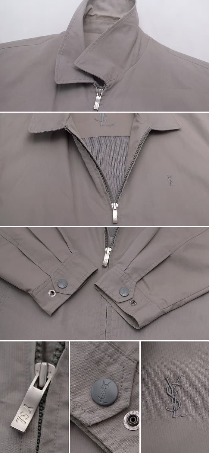 생로랑 (YSL) 클래식 캐쥬얼 집업 블루종 오버 자켓 (105+) 상품이미지9