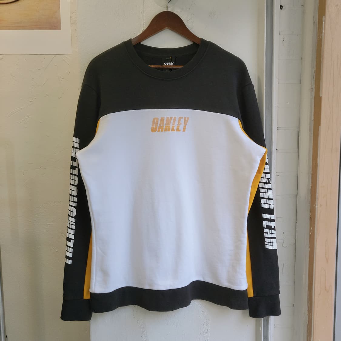 오클리 배색 맨투맨 L 상품이미지1