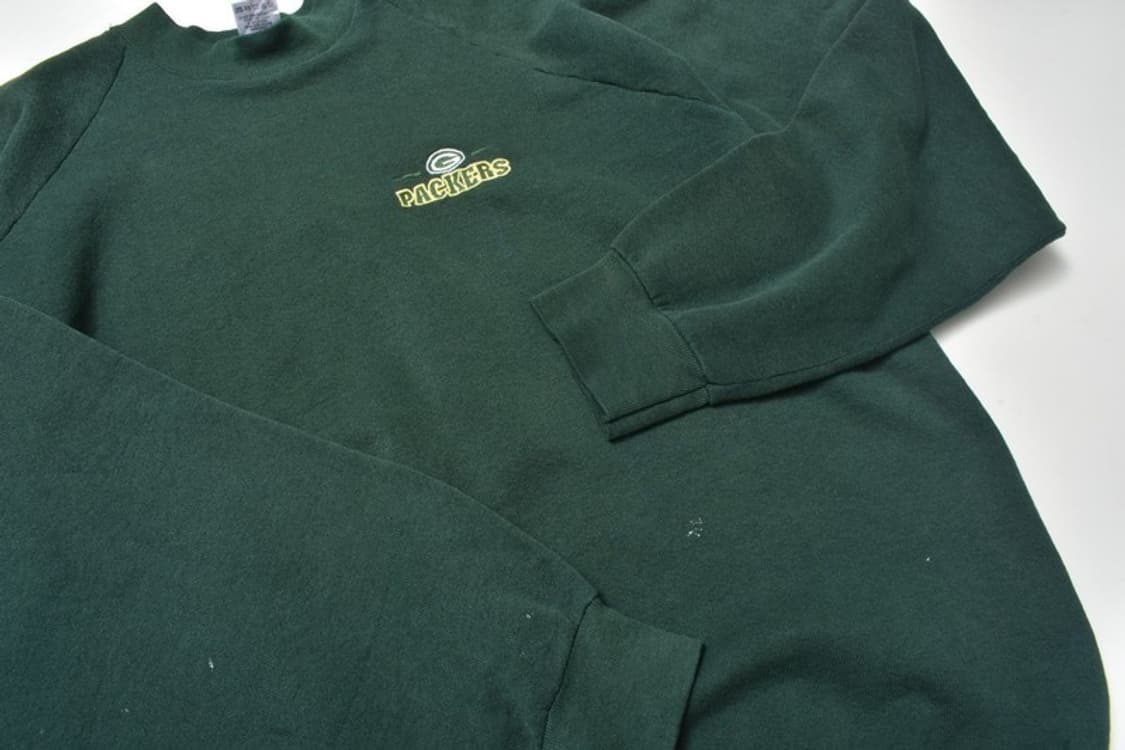 90S USA 프룻츠오브더룸 그린베이 맨투맨 XL N1289 상품이미지5