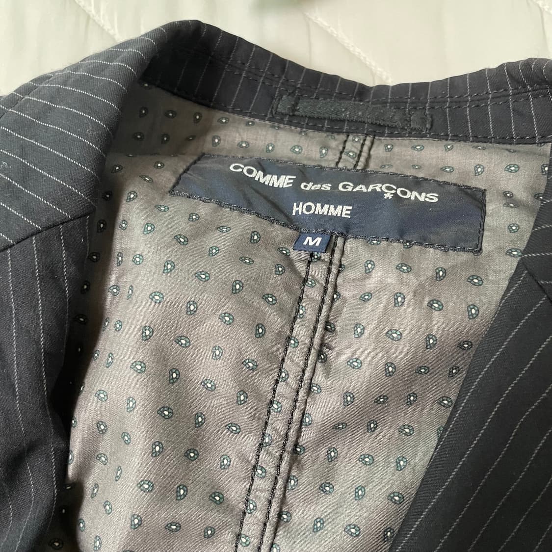 AD2014 comme des garçons homme 퍼커링 블레이저 상품이미지3