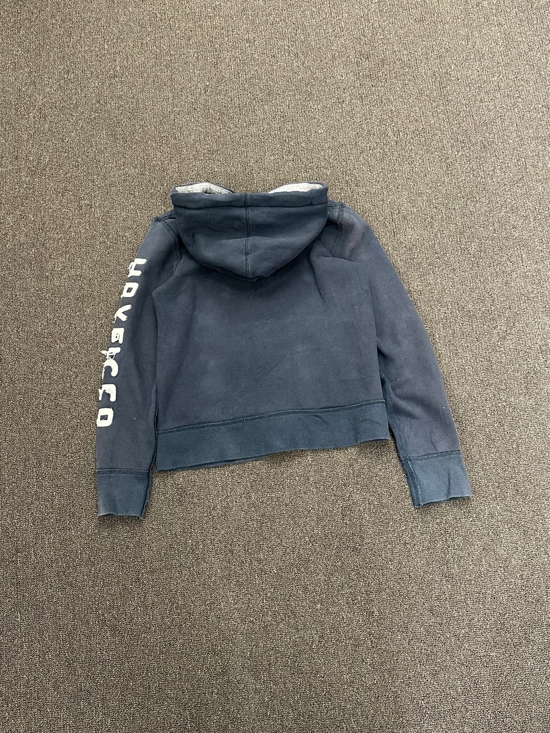 S)Japanese vintage 여성 알파벳 패치 후드 집업 상품이미지4