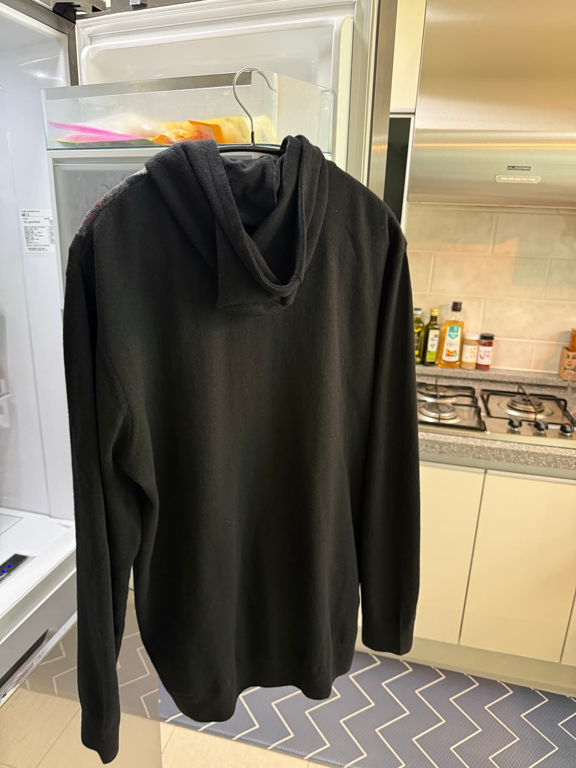 hodakova zip hoodie black L 상품이미지2