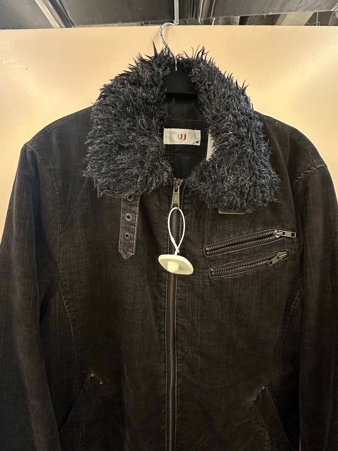 VINTAGE Y2K 딥브라운 버클무스탕 상품이미지2