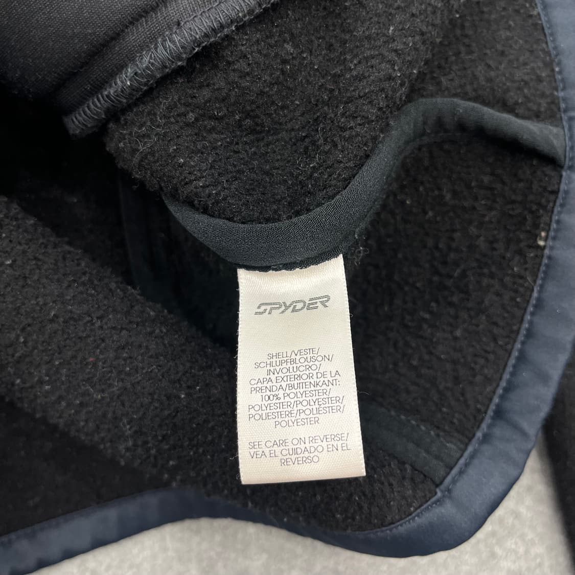 S 스파이더 블랙 여성용 플리스 자켓 상품이미지6