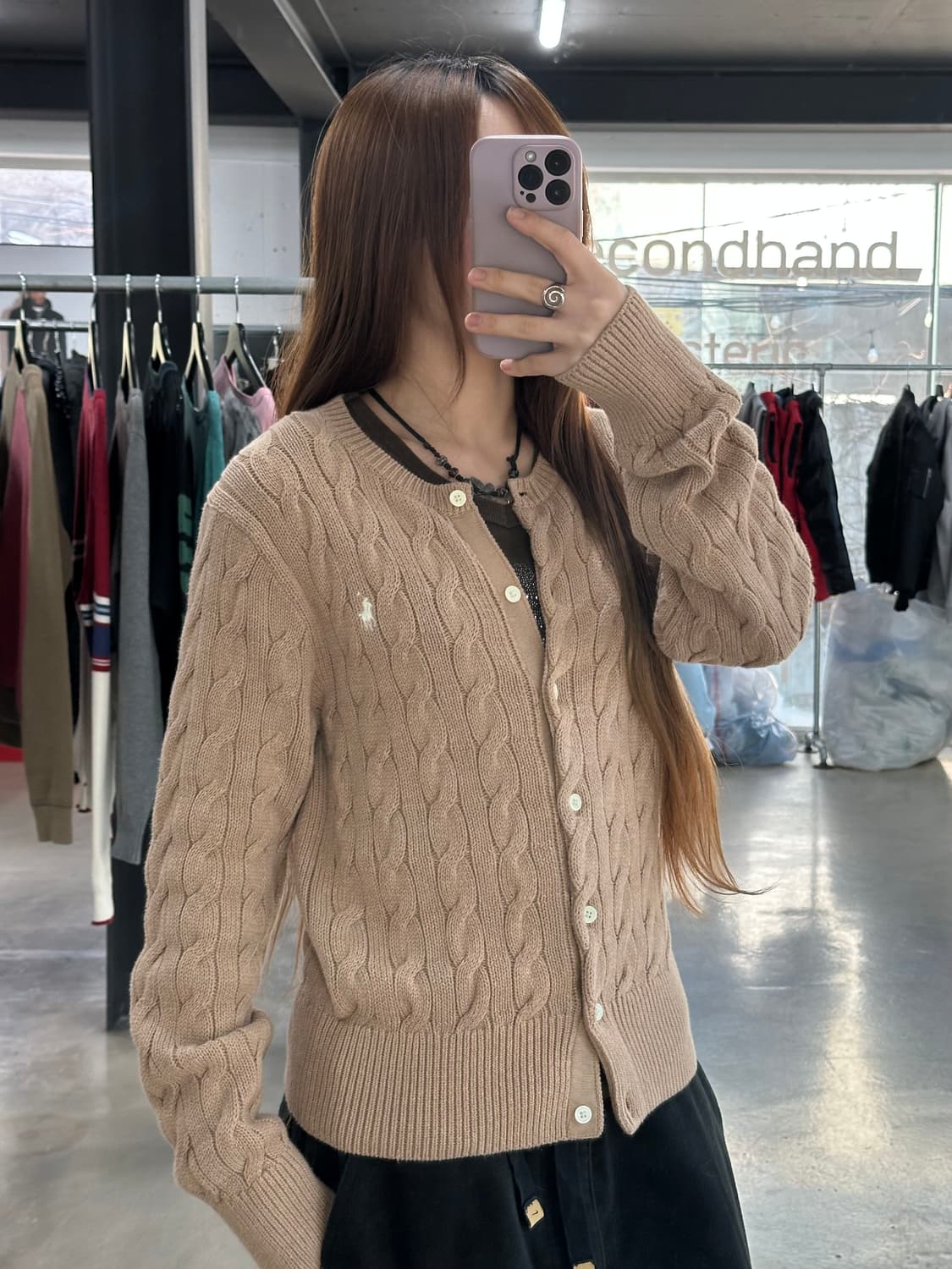 폴로랄프로렌 신형큐알텍 코튼 블랜드 가디건 상품이미지3