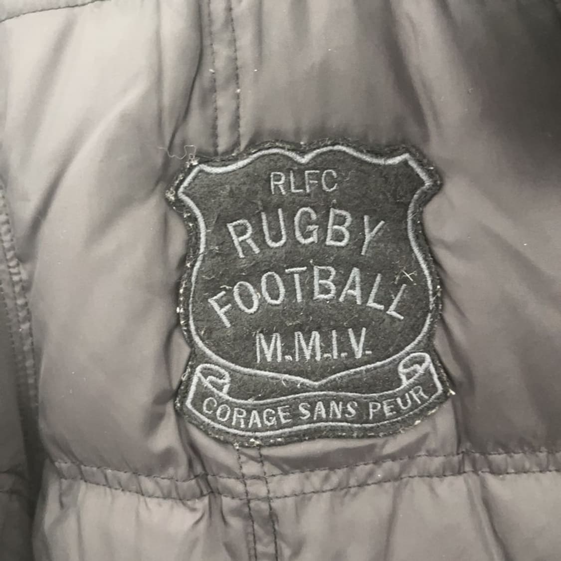 폴로 랄프로렌 럭비 올드스쿨 레트로 완장패치 패딩 S C08015 상품이미지7