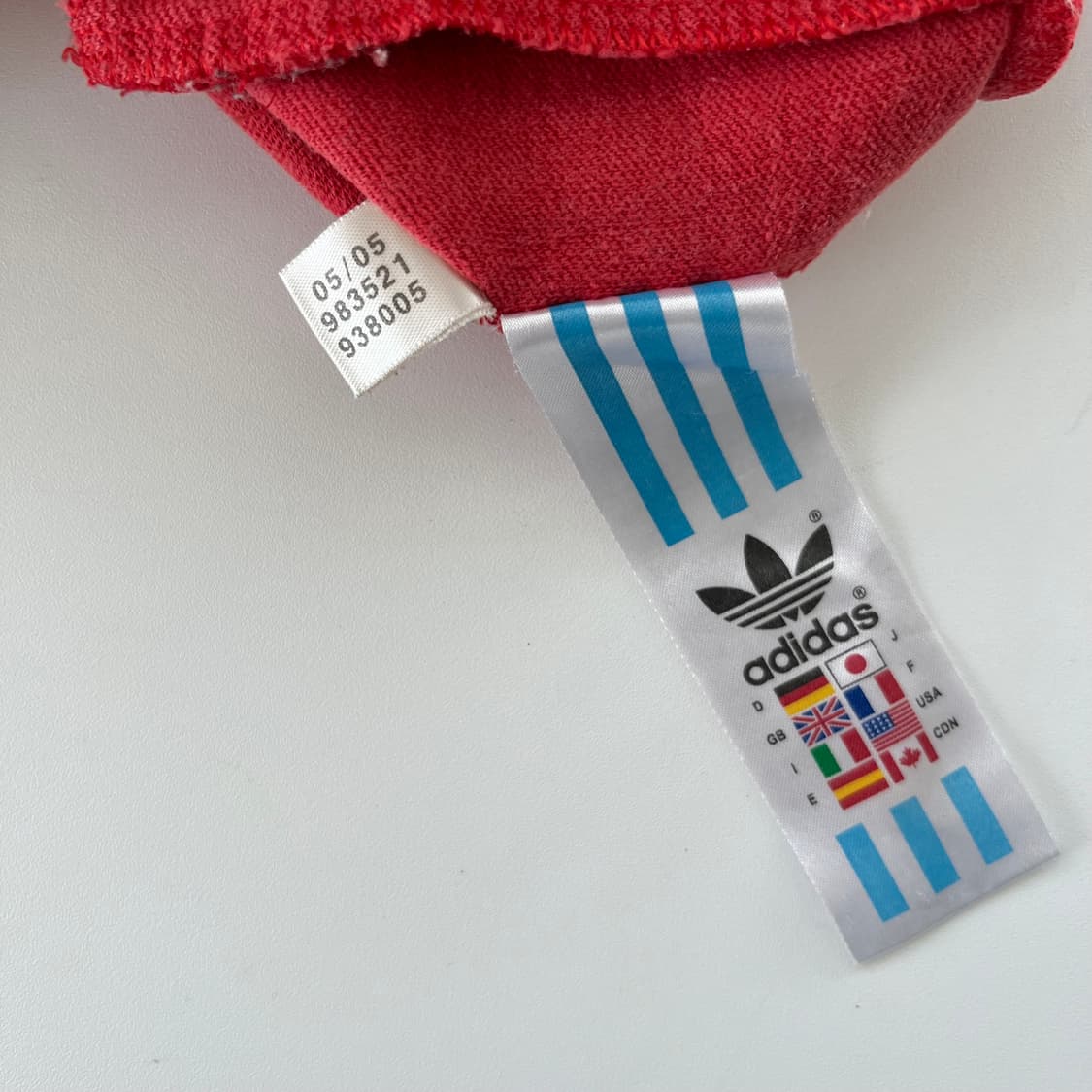 아디다스x디즈니 구피 베켄바우어 레드 져지 상품이미지9