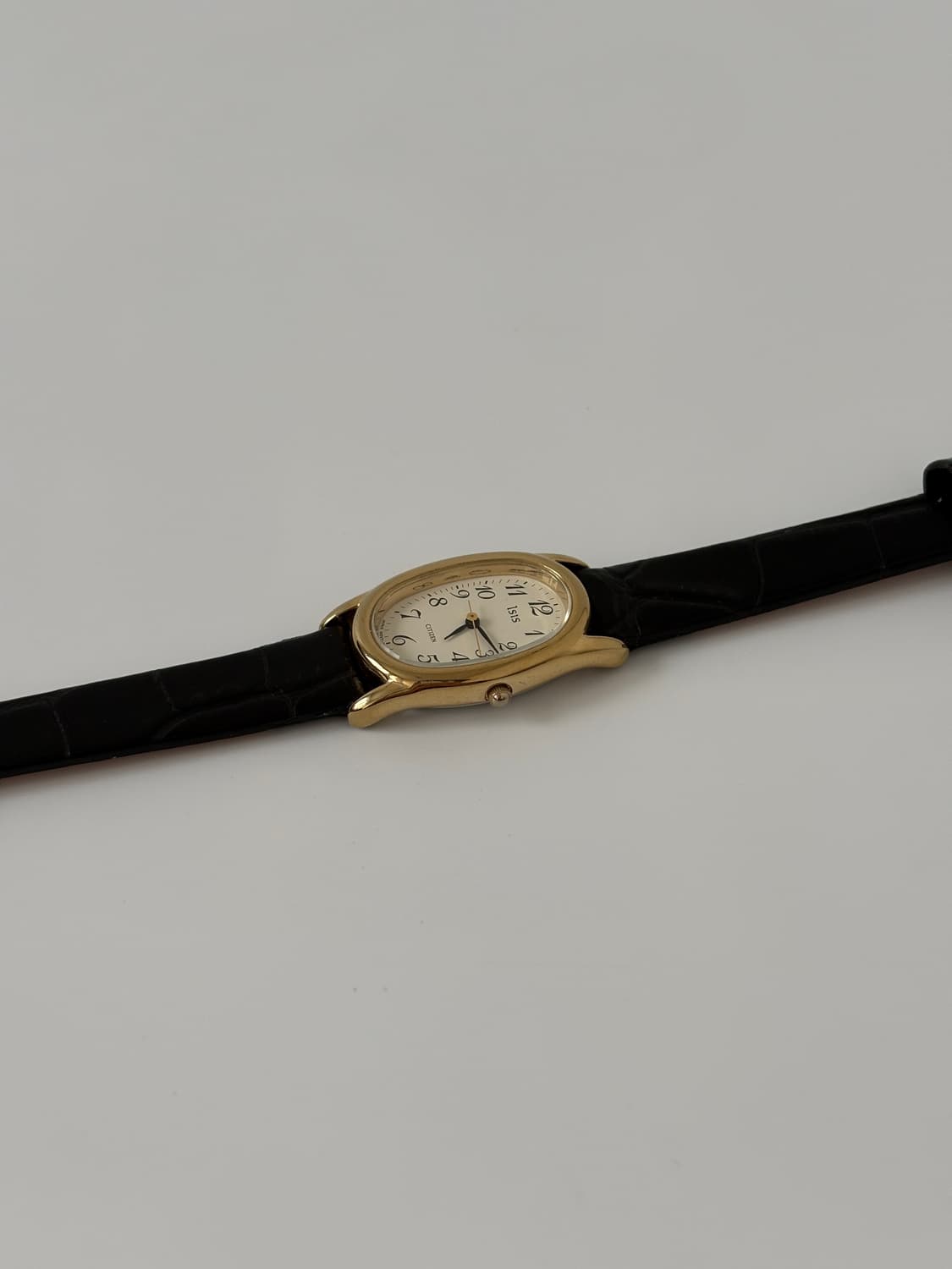 시티즌 1990년대 Isis 골드 오벌 쿼츠 여성 상품이미지5