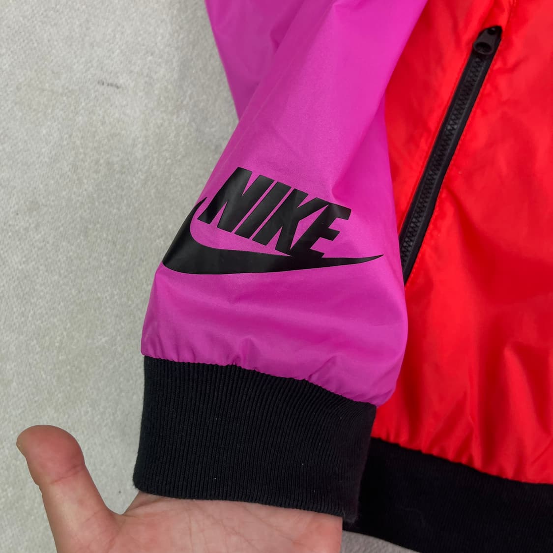 105 나이키 신형 윈드러너 배색 바람막이 자켓 상품이미지4