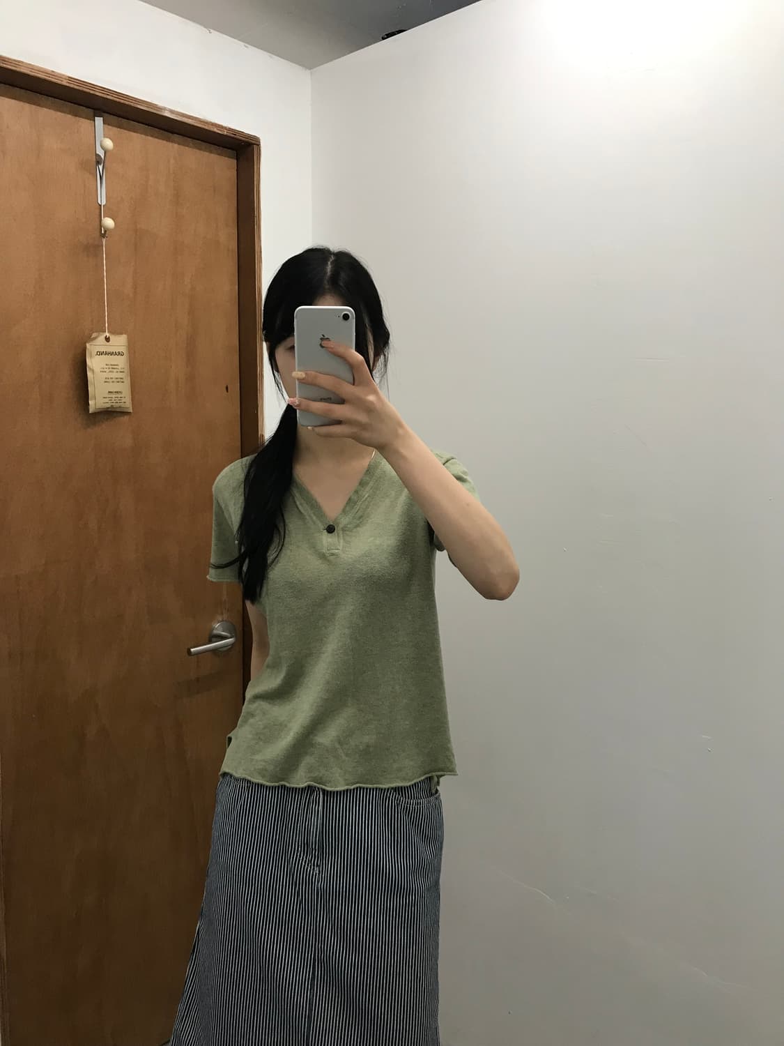 KAPITAL V-neck S/S T-shirt 상품이미지1