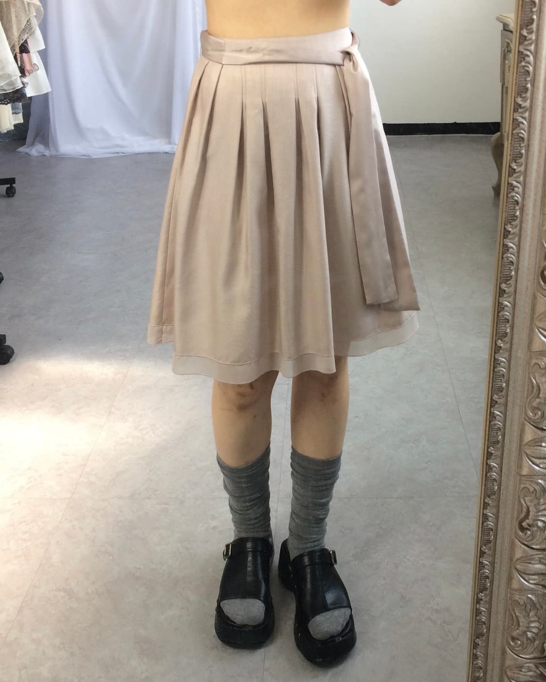 Tied midi skirt 상품이미지4
