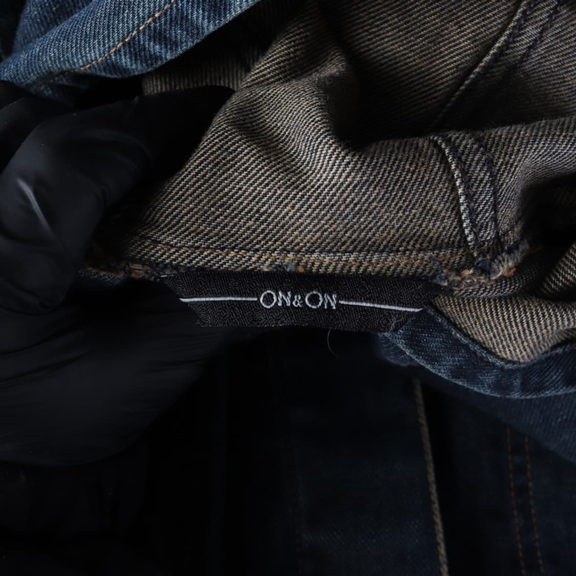 온앤온 빈티지 워싱 후드 데님 자켓 55 상품이미지5