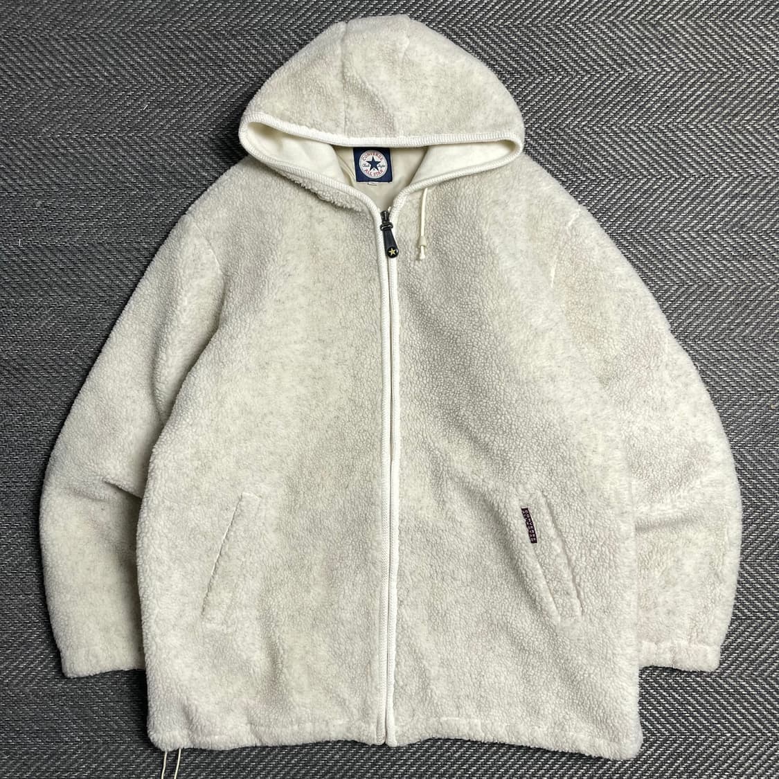 컨버스 척테일러 빅로고 쉐르파 플리스 후드 점퍼o 5391 상품이미지1