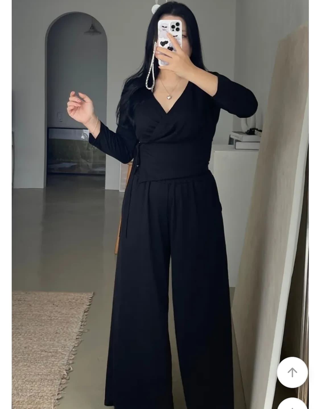 (새옷) 블랙 랩티셔츠 상품이미지7