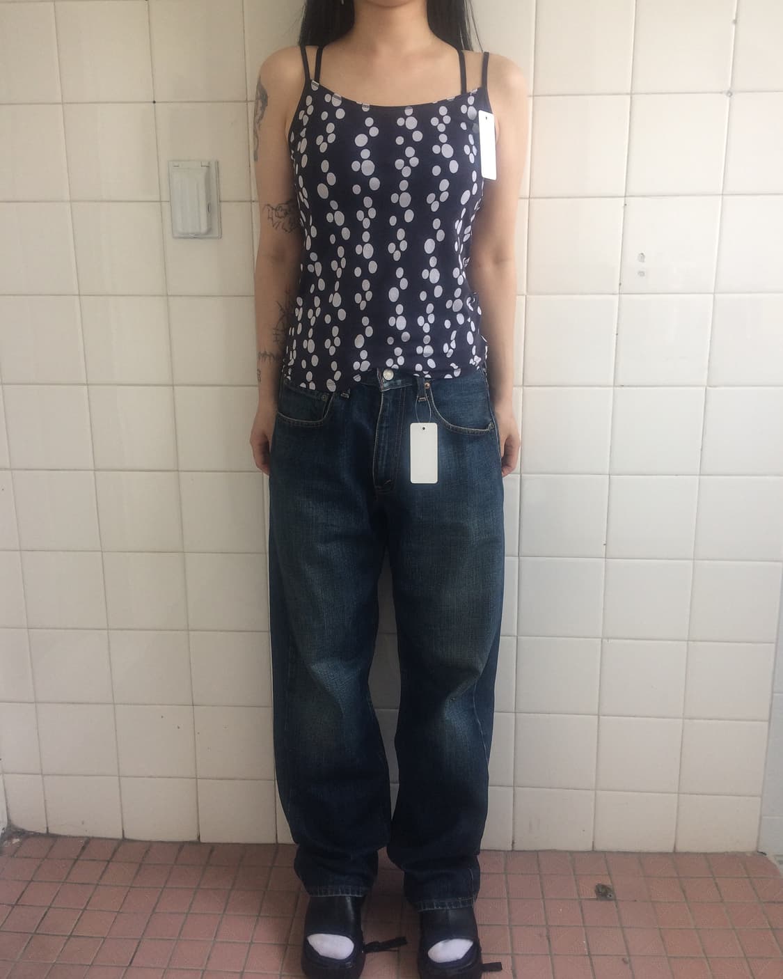 Dot pattern sleeveless 상품이미지6