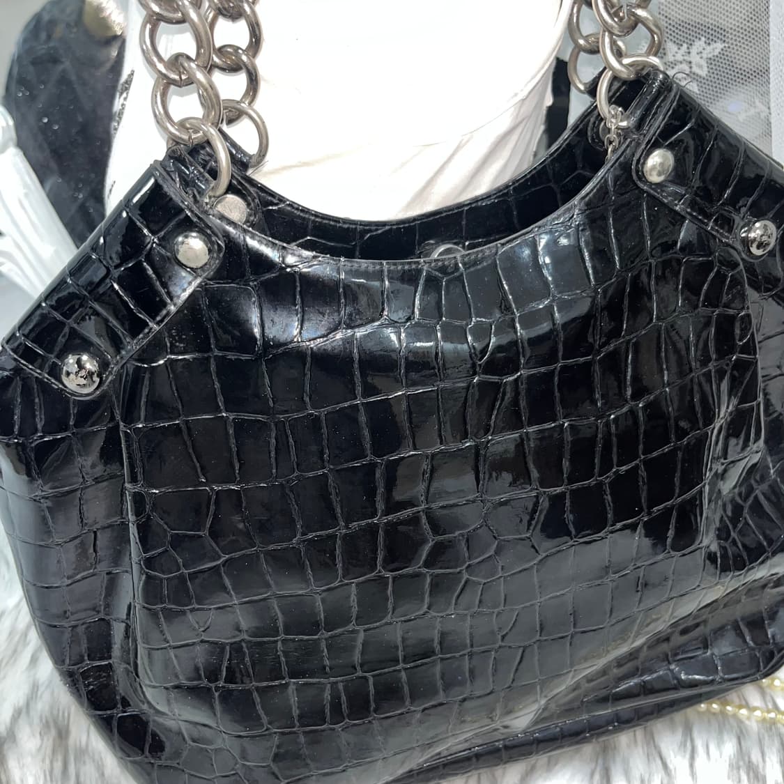 빈티지 블랙 파에톤 백 상품이미지3