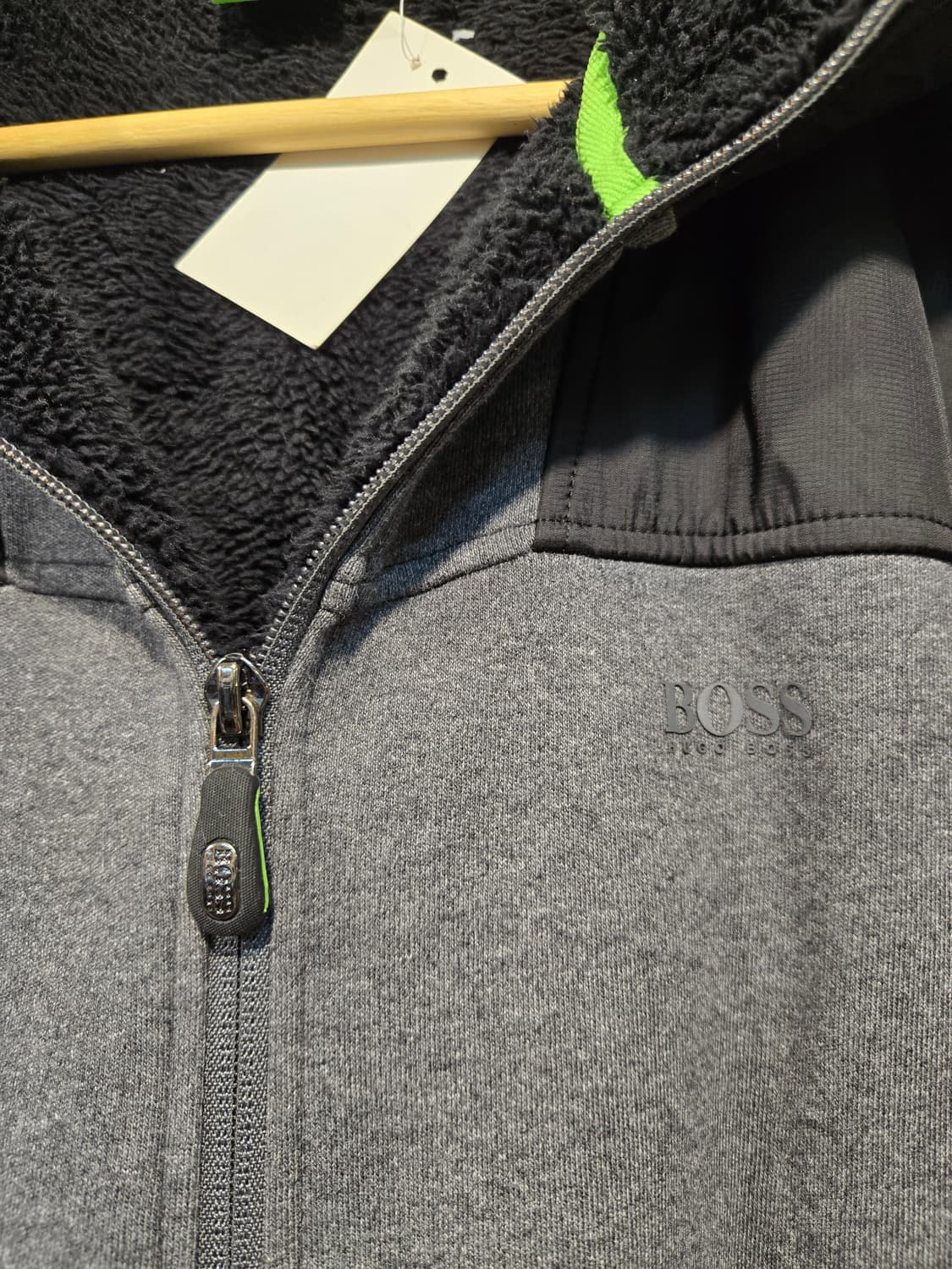 휴고보스 남성 털 후드점퍼 후드집업L-XL 상품이미지4