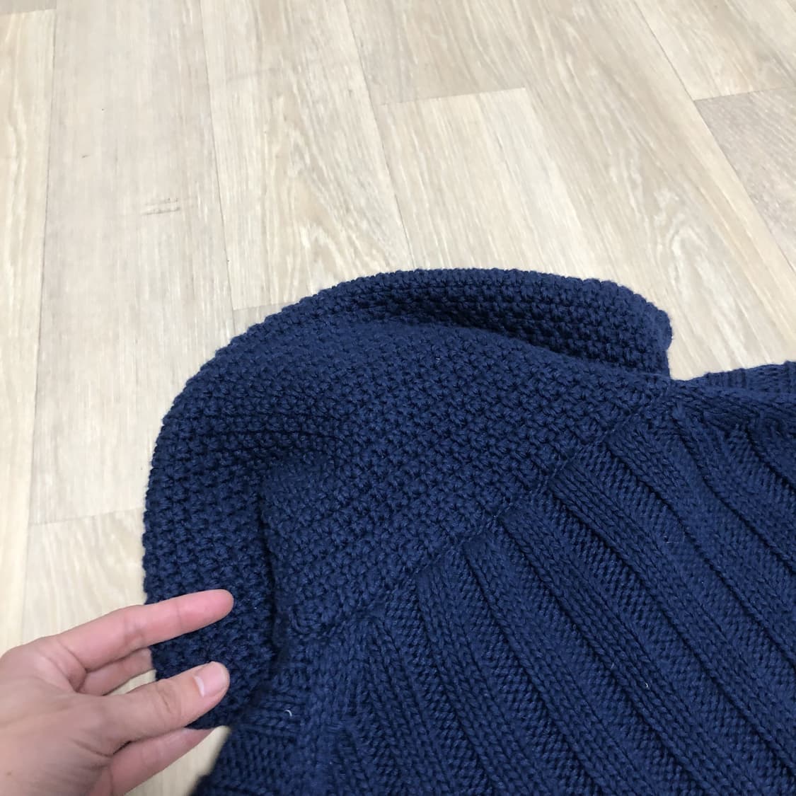 (XS) 새상품 겐조 파리스 KENZO 코튼 세일러 버블 가디건 네이비 상품이미지10