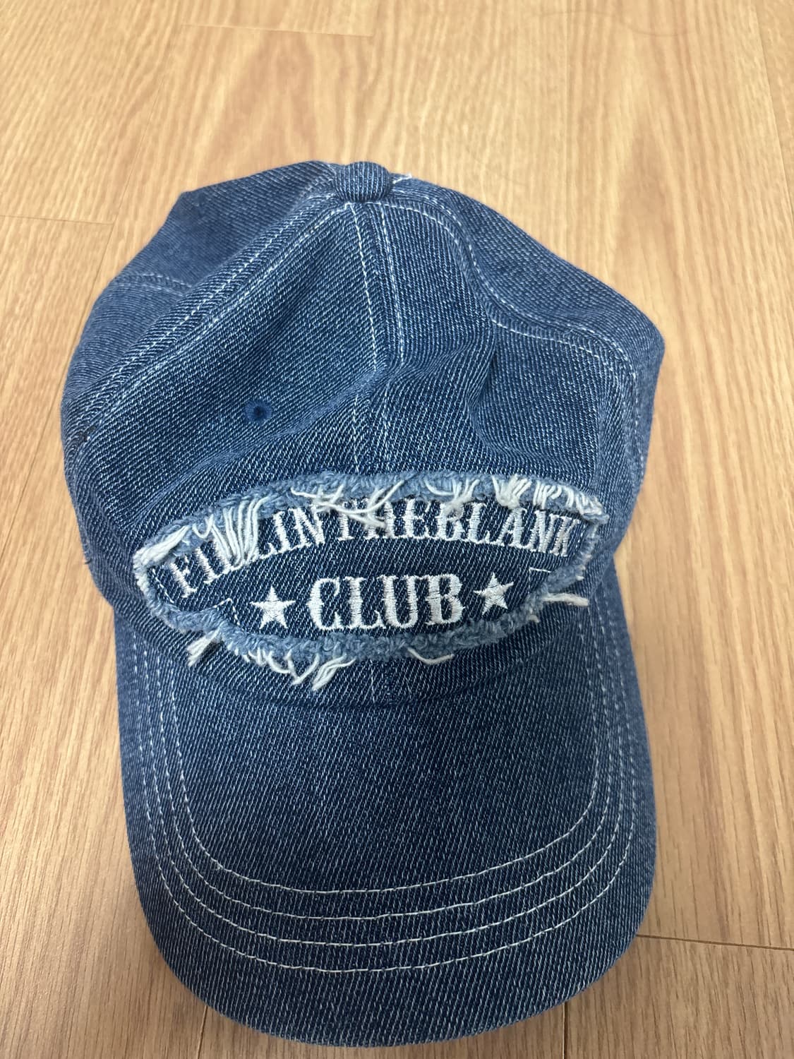 Fillintheblank Denim cap (blue) 상품이미지2