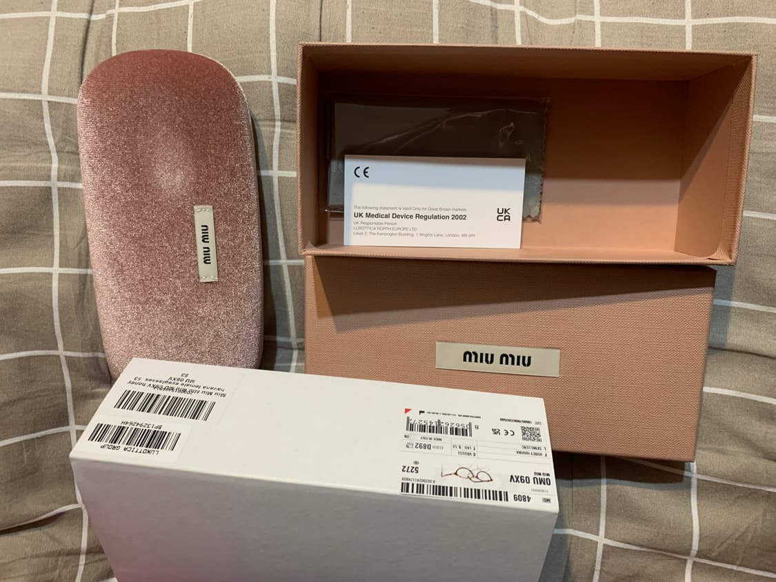 미우미우 MU 09XV 허니 하바나 안경 상품이미지7