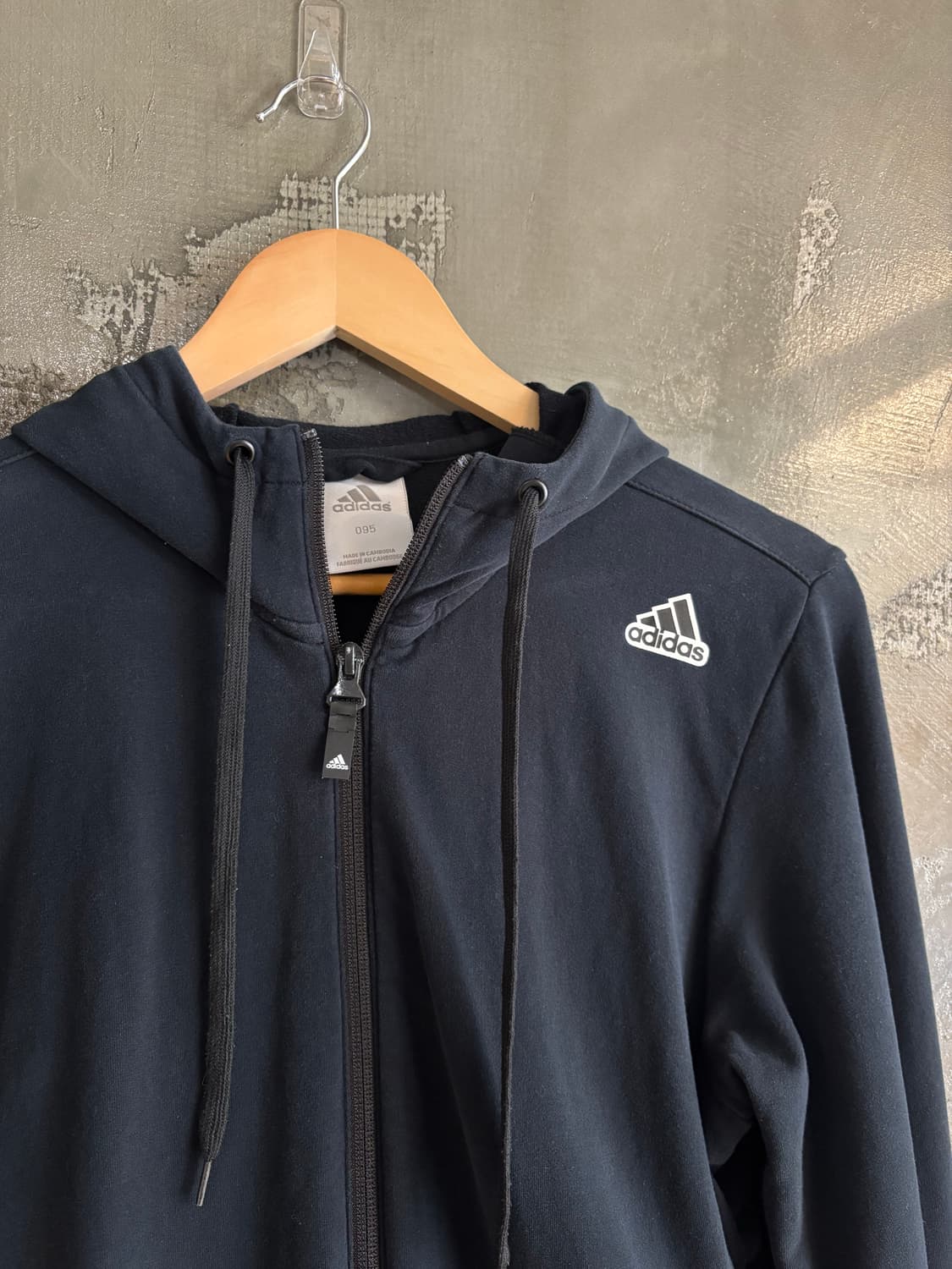 아디다스 블랙 후드집업 M 상품이미지2