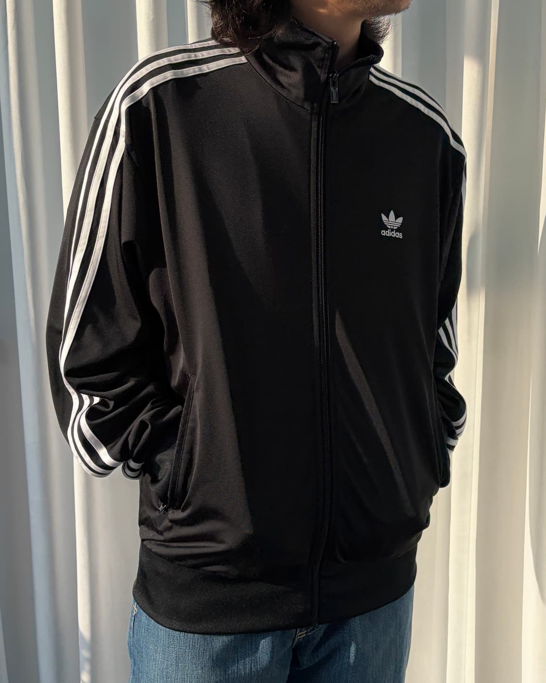 [L]아디다스 파이어버드 블랙 트랙탑 져지 상품이미지1