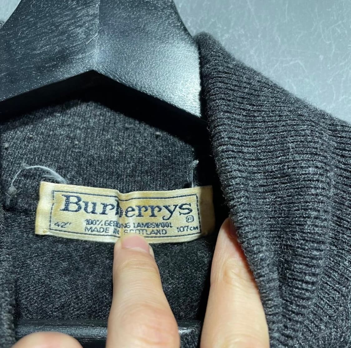 버버리 아카이브 목폴라니트 상품이미지5