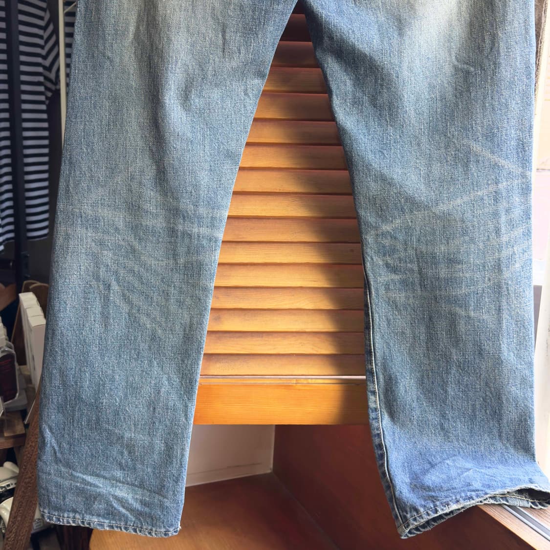 스투시 디스트레드 워싱 데님팬츠 34 상품이미지9