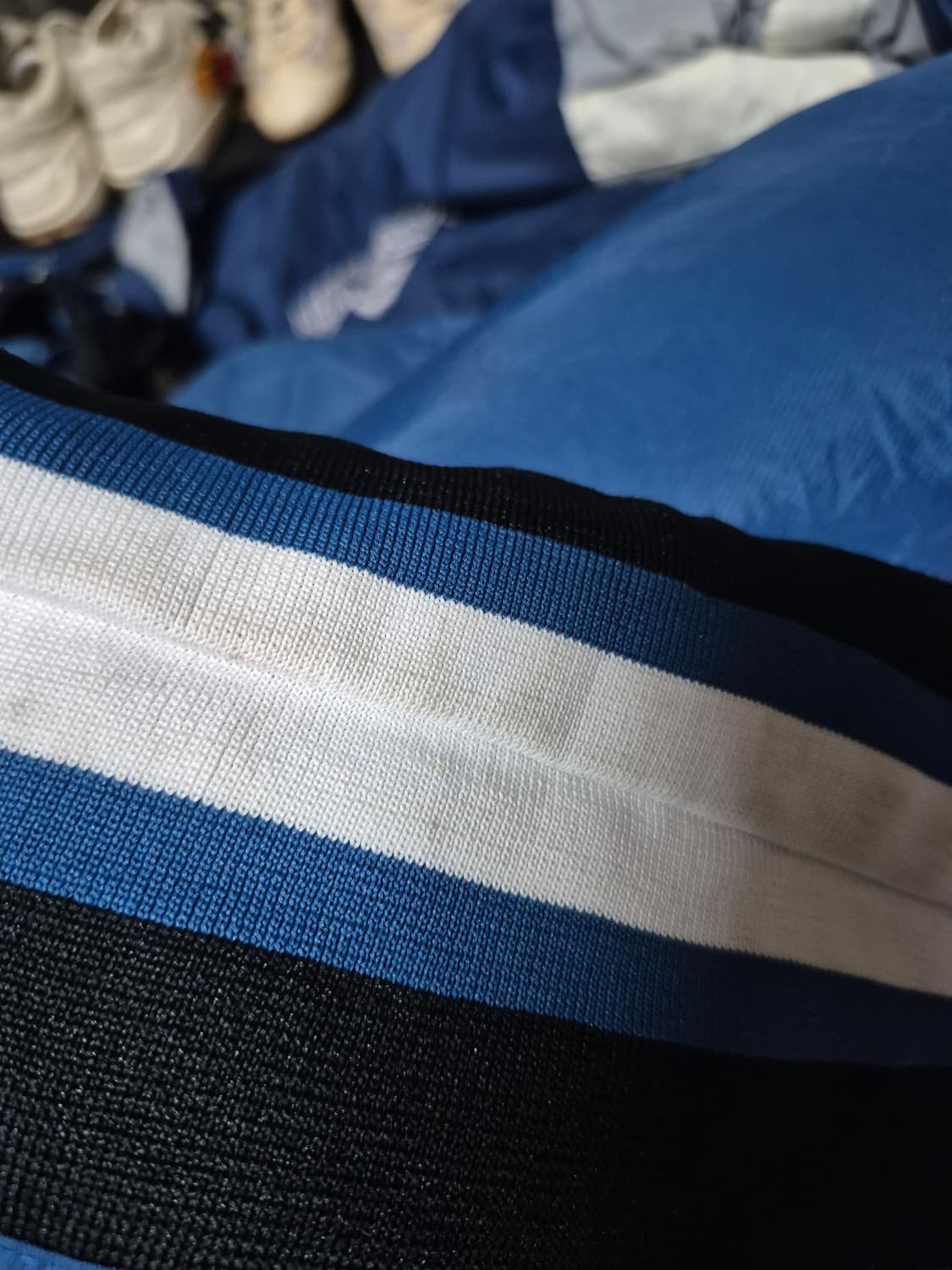 90's 스타터 X NHL 워싱턴 캐피탈스 하프 집 푸퍼 아노락 자켓 L 상품이미지6