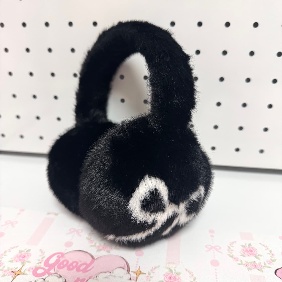 [새상품] 리본 퍼 귀마개 상품이미지1