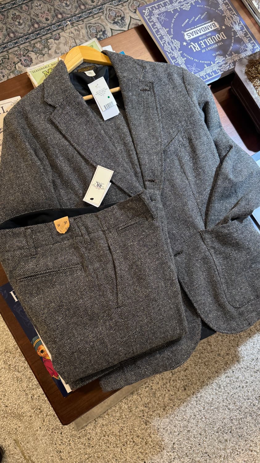 RRL 코튼 울 2피스 셋업 상품이미지2