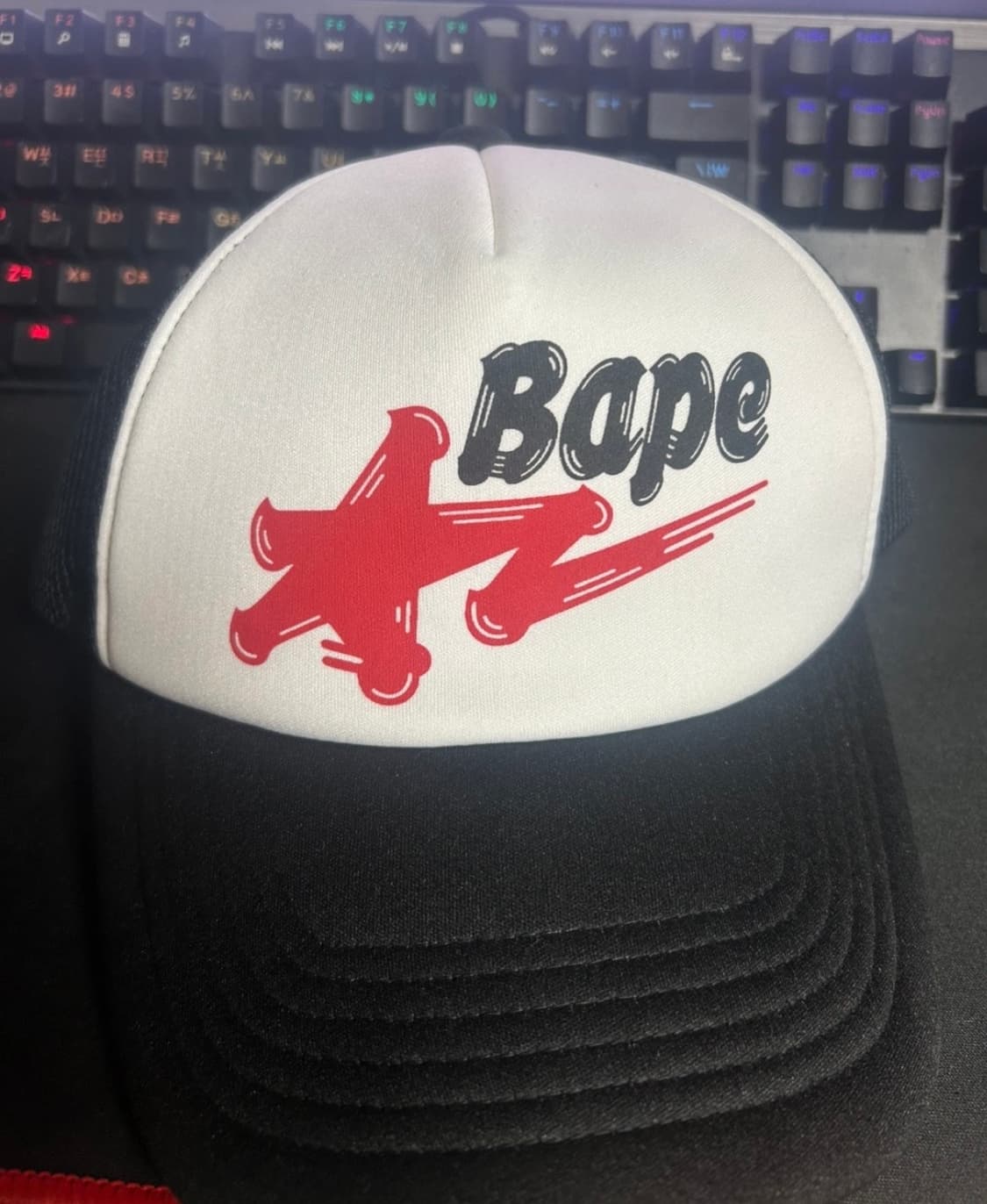 베이프 매쉬 트러커캡 판매 상품이미지1