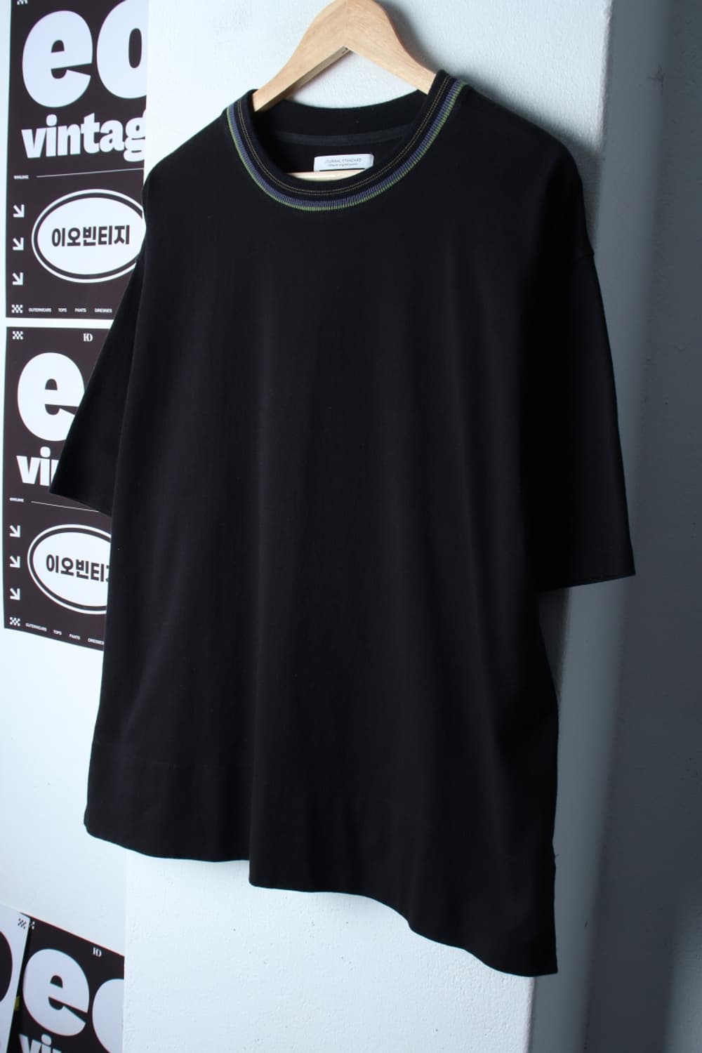 (L-2XL) 저널 스탠다드 반팔 티셔츠 일본 넥포인트-H3H33861 상품이미지1