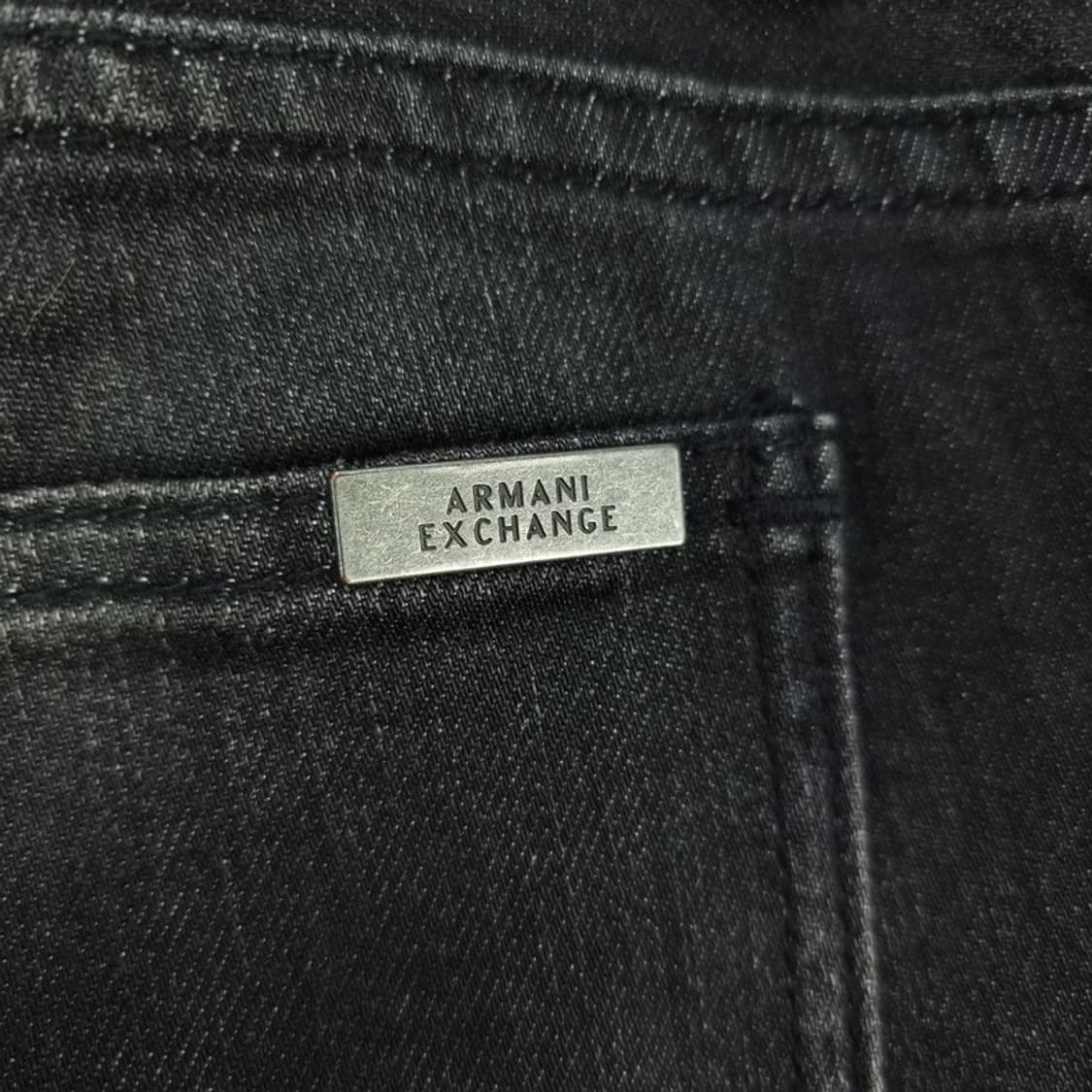 [아르마니] 슬림핏 흑청 블랙 데님 팬츠 청바지 P01409 상품이미지7