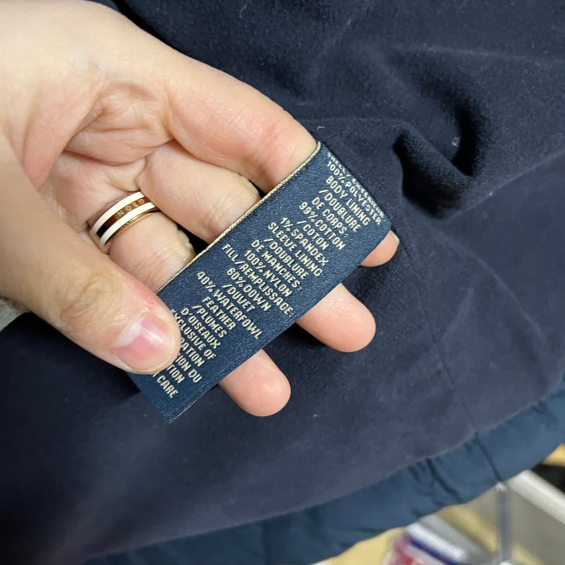 아베크롬비 네이비 푸퍼 패딩 S 상품이미지7