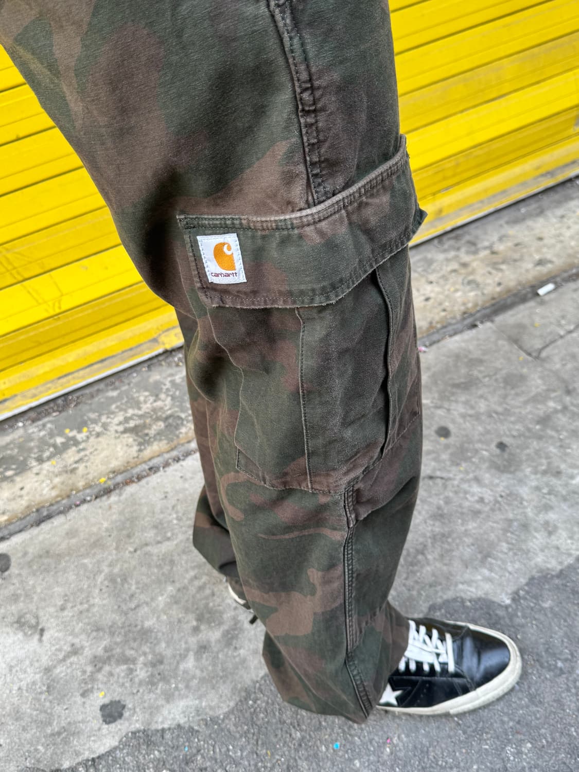 칼하트 WIP 카모플라쥬 카고 팬츠 32 상품이미지4