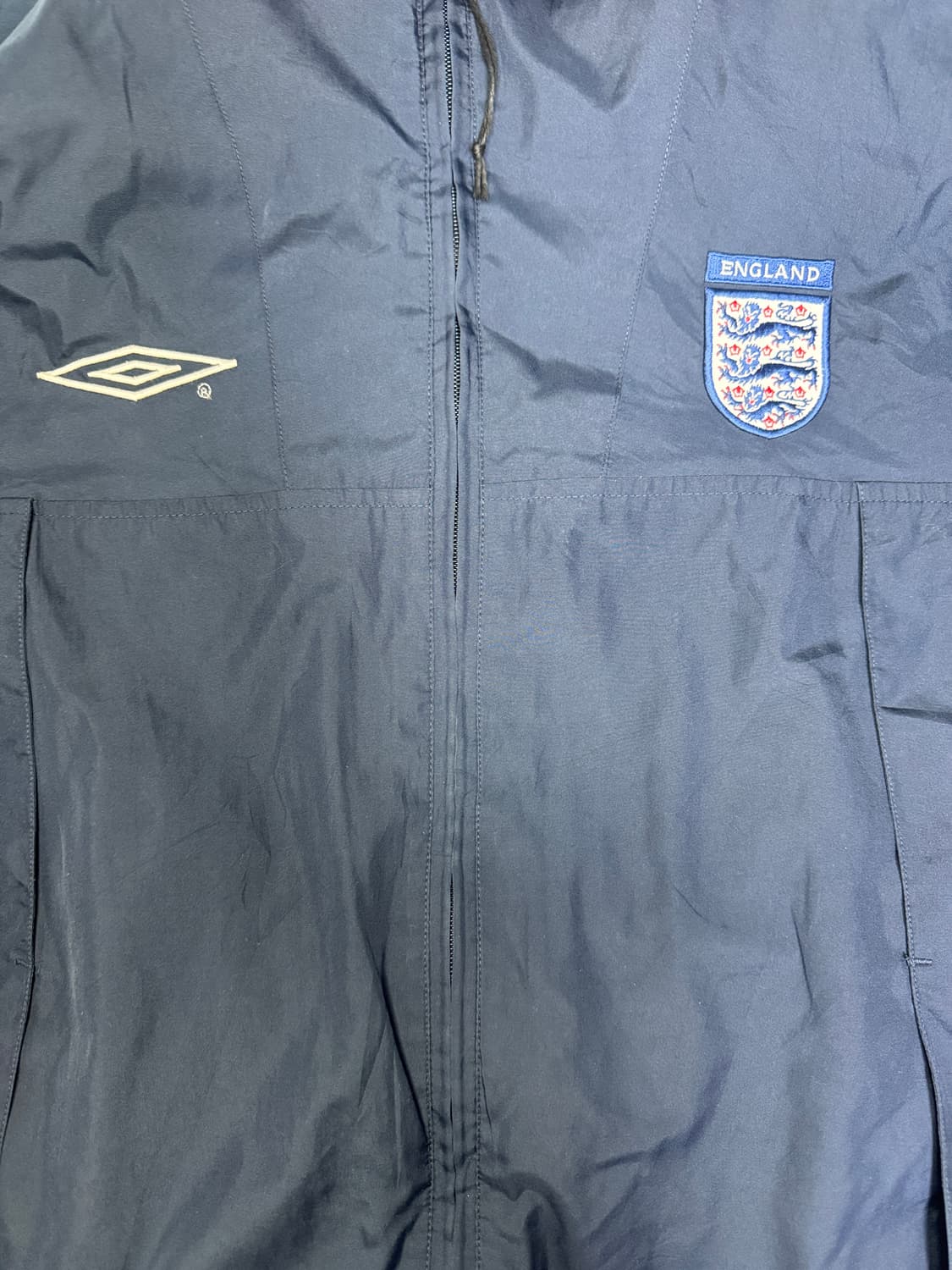 빈티지 90s 엄브로 잉글랜드 PREMIER PROTRAINING자켓 S 상품이미지3
