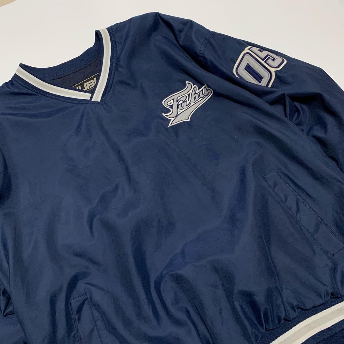 FUBU 푸부 백로고 웜업셔츠 상품이미지3