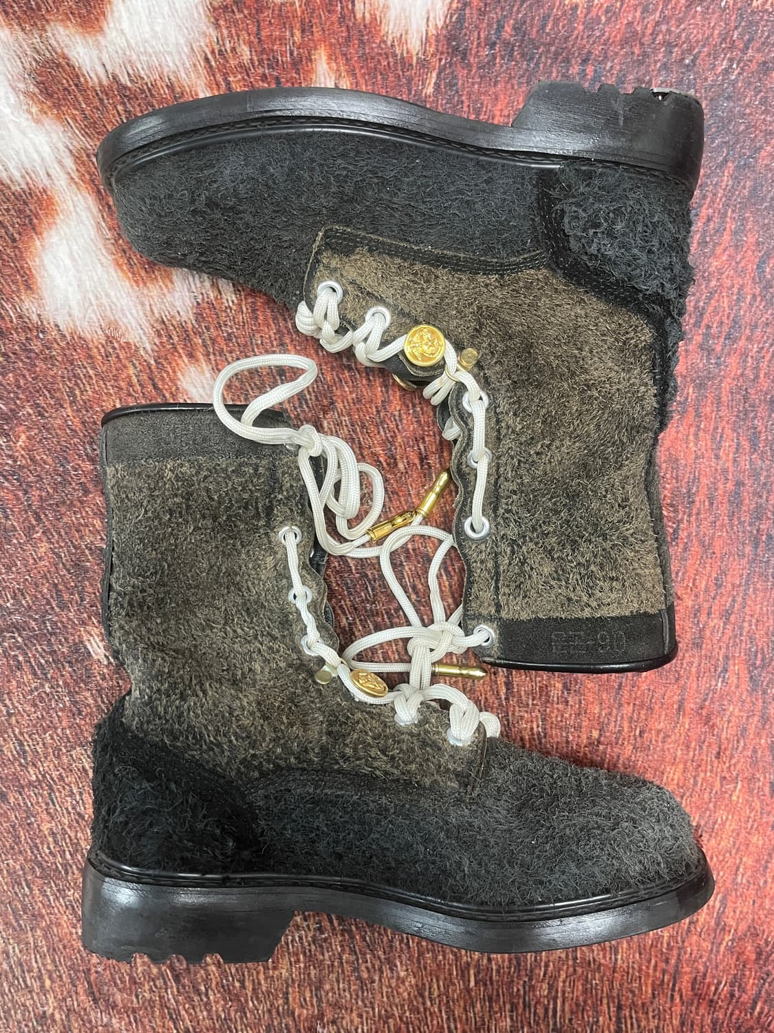 [250] 빈티지 스웨이드 컴뱃 부츠 전투화 상품이미지2