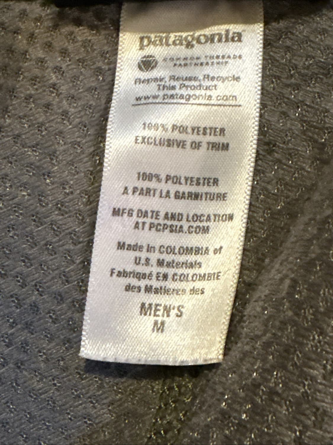 파타고니아 클래식 레트로-X 플리스 자켓 파일 그린 상품이미지6