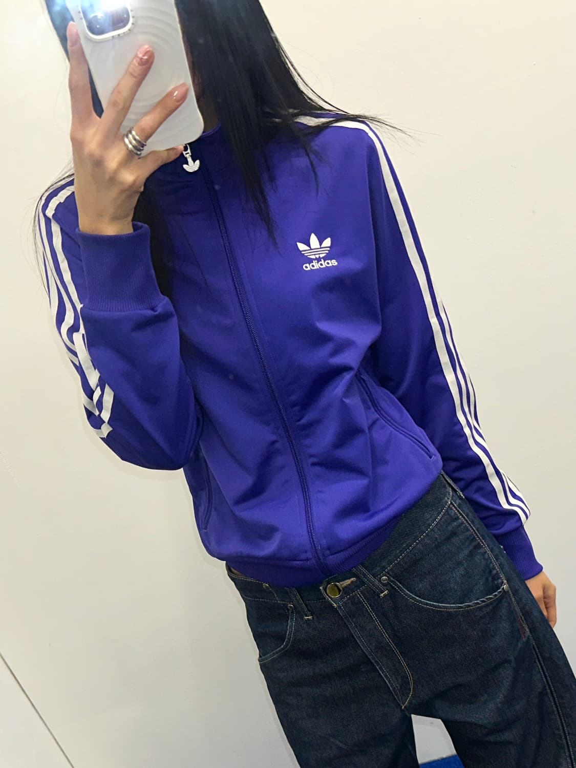 adidas og high neck purple 트랙탑 저지 (100) 상품이미지1