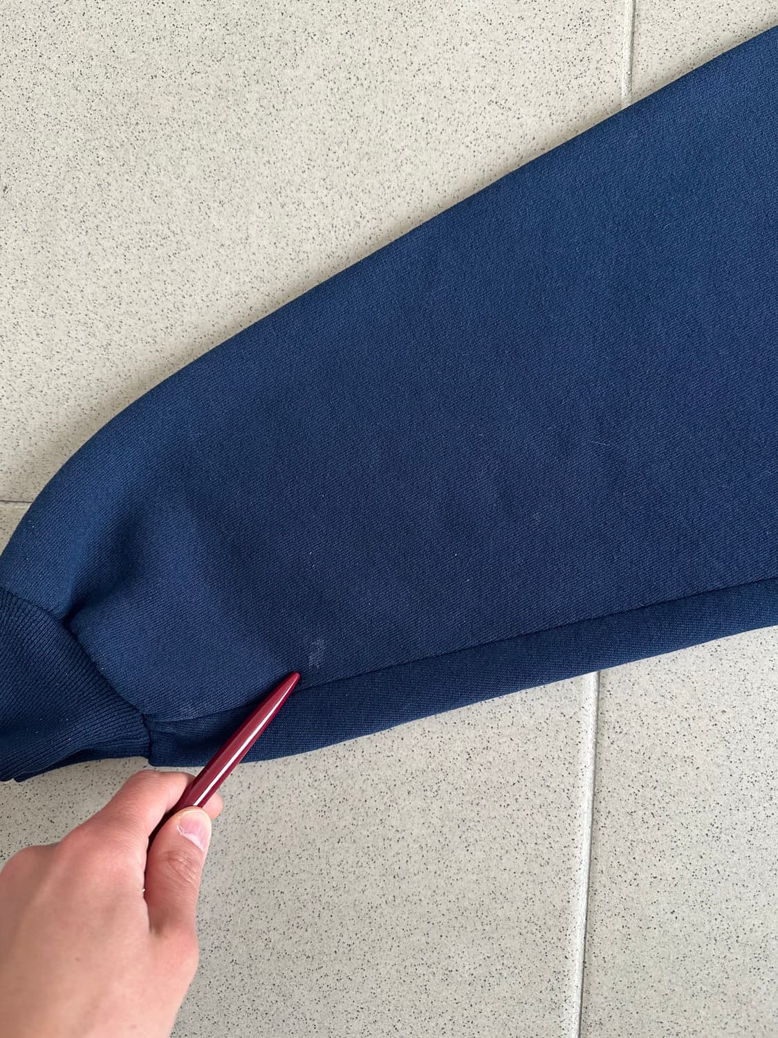 90s 빈티지 러셀 스웻셔츠 네이비 M USA 상품이미지9