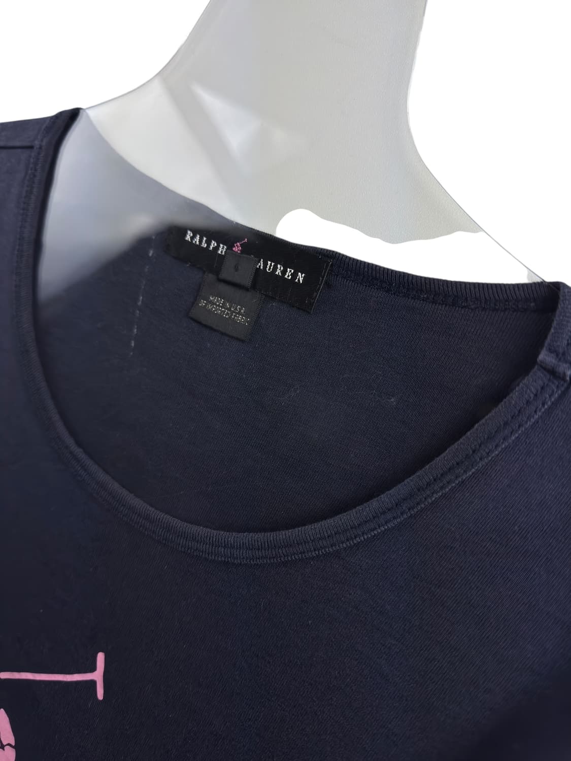 폴로 빅포니 네이비핑크 딱붙슬리브1318 상품이미지5